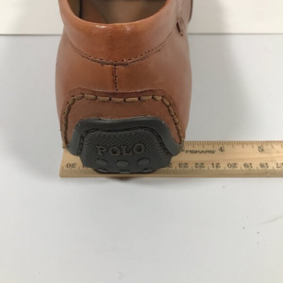 Polo Ralph Lauren Reynold Tan Loafers Driving Shoes Mens US 13D UK 12.5 EU 46 - Picture 13 of 16
